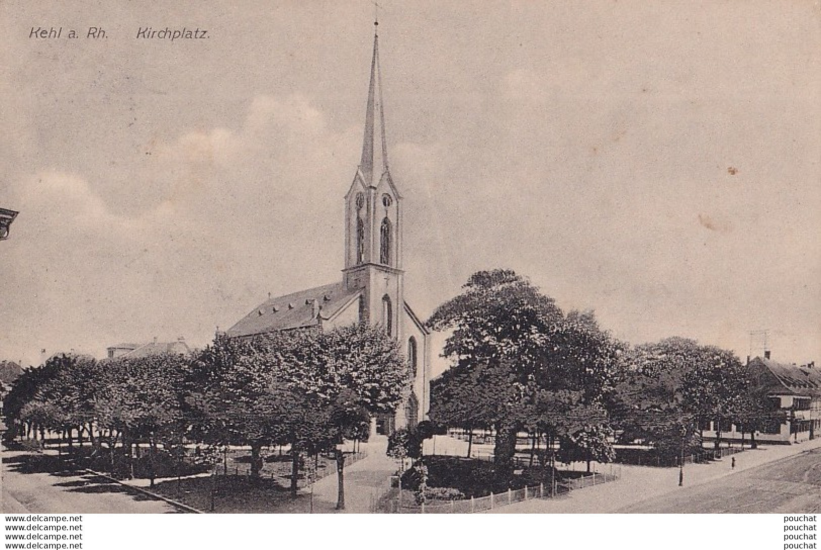 M21-  KEHL -  KIRCHPLATZ - EN 1910 - ( 2 SCANS ) - Kehl