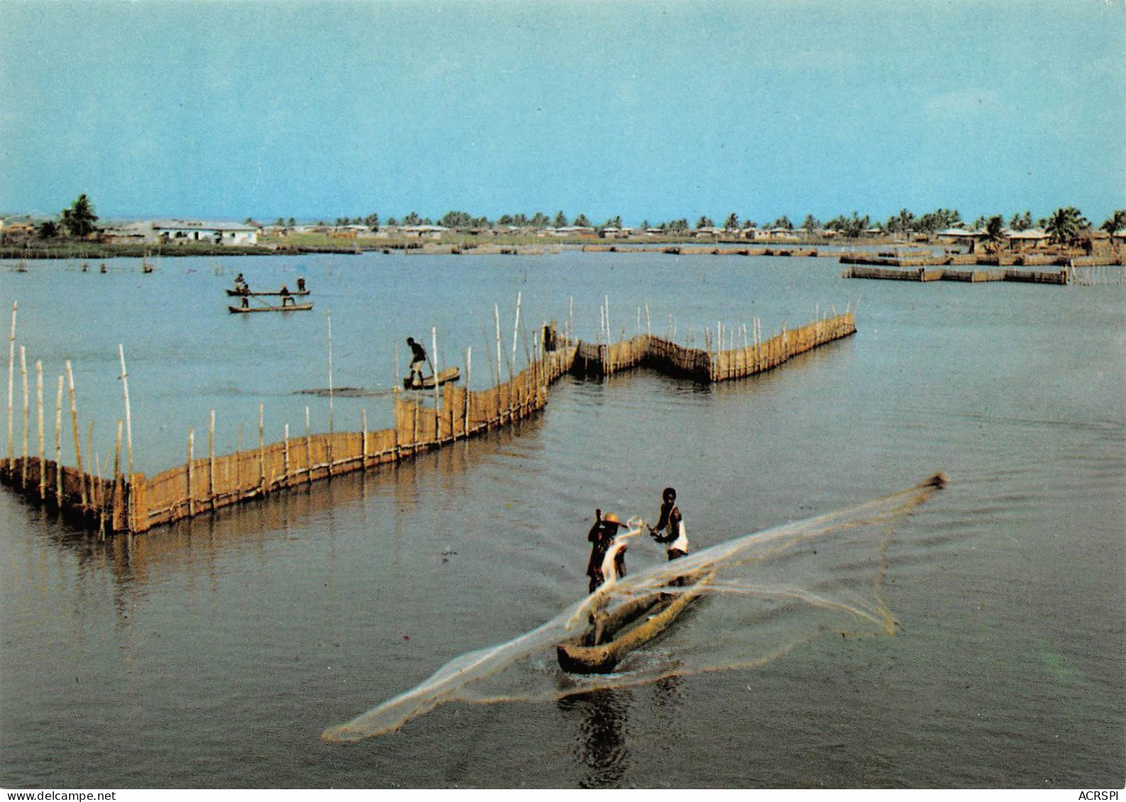 BENIN Ganvié  Cité Lacustre Pecheurs Sur La Lagune 17 (scan Recto Verso)KEVREN06VIC - Benin