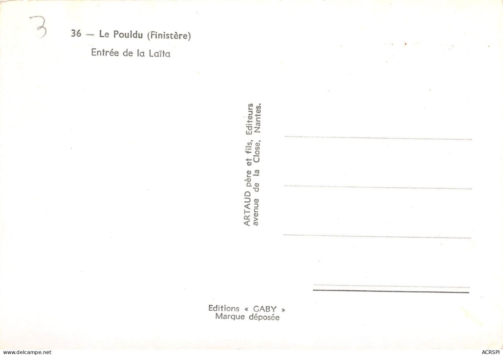 LE POULDU  La Plage De KEROU Le Trou Des Cochons Tout Mourh   23 (scan Recto-verso)KEVREN5Und - Le Pouldu