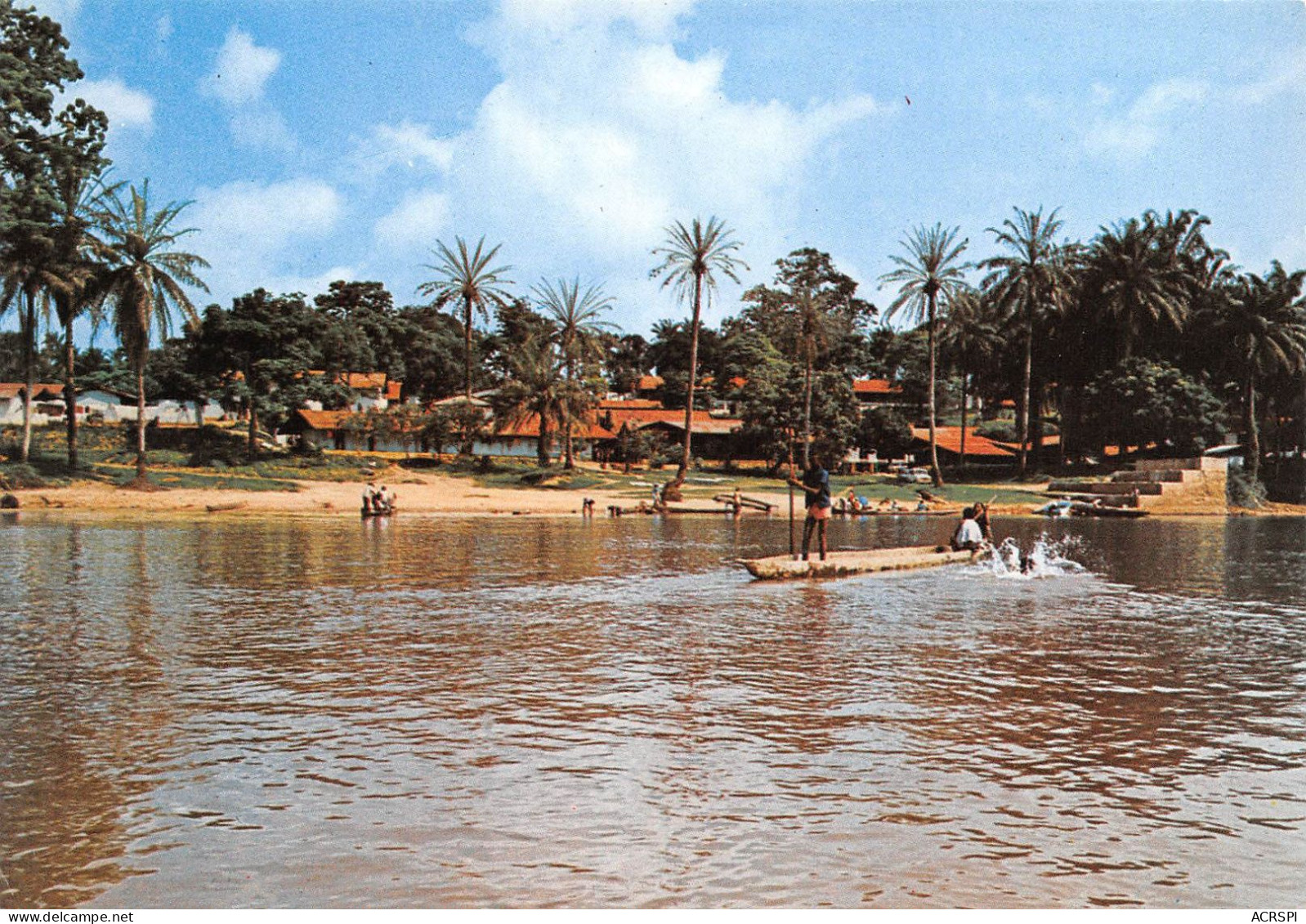 GABON LAMBARENE Hopital Du Dr SCHWEITZER Et L' OGOUE  28 (scan Recto Verso)KEVREN08VIC - Gabon