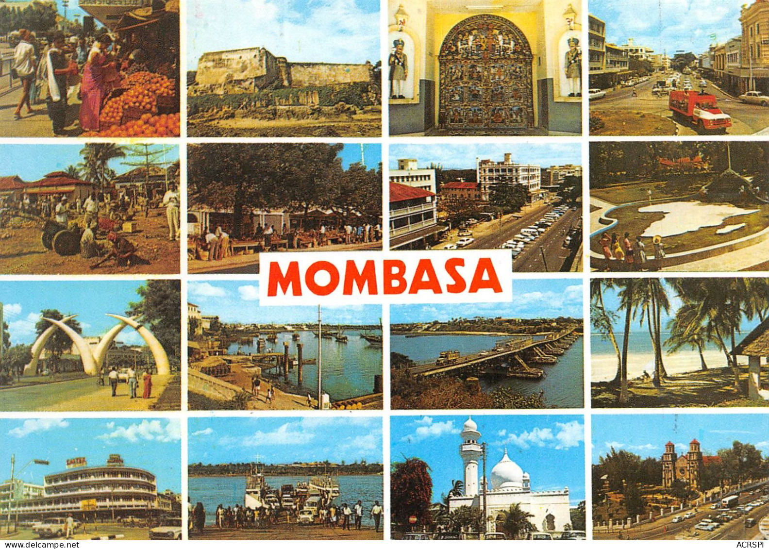 KENYA MOMBASA  Multivues  7 (scan Recto Verso)KEVREN08VIC - Kenia