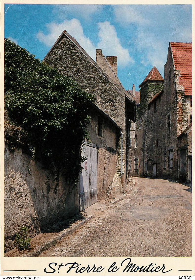 Saint Pierre Le Moutier, Vieux Quartier (scan Recto-verso) KEVREN0029 - Saint Pierre Le Moutier