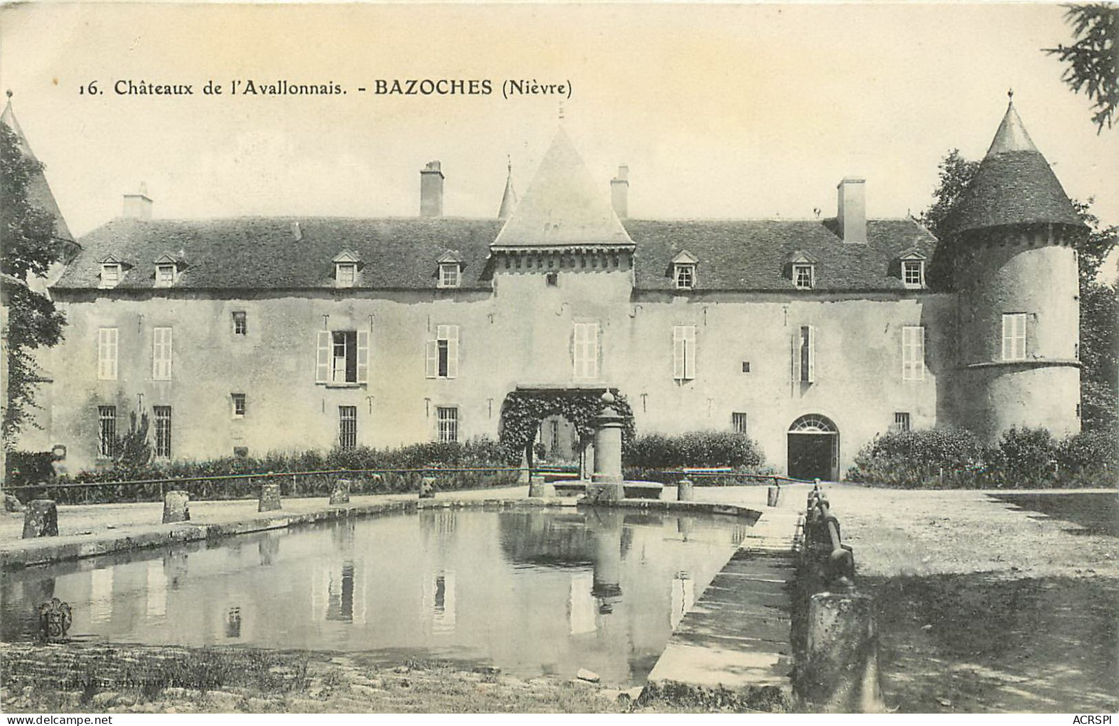 Bazoches, Chateau De L'Avallonnais (scan Recto-verso) KEVREN0029 - Bazoches