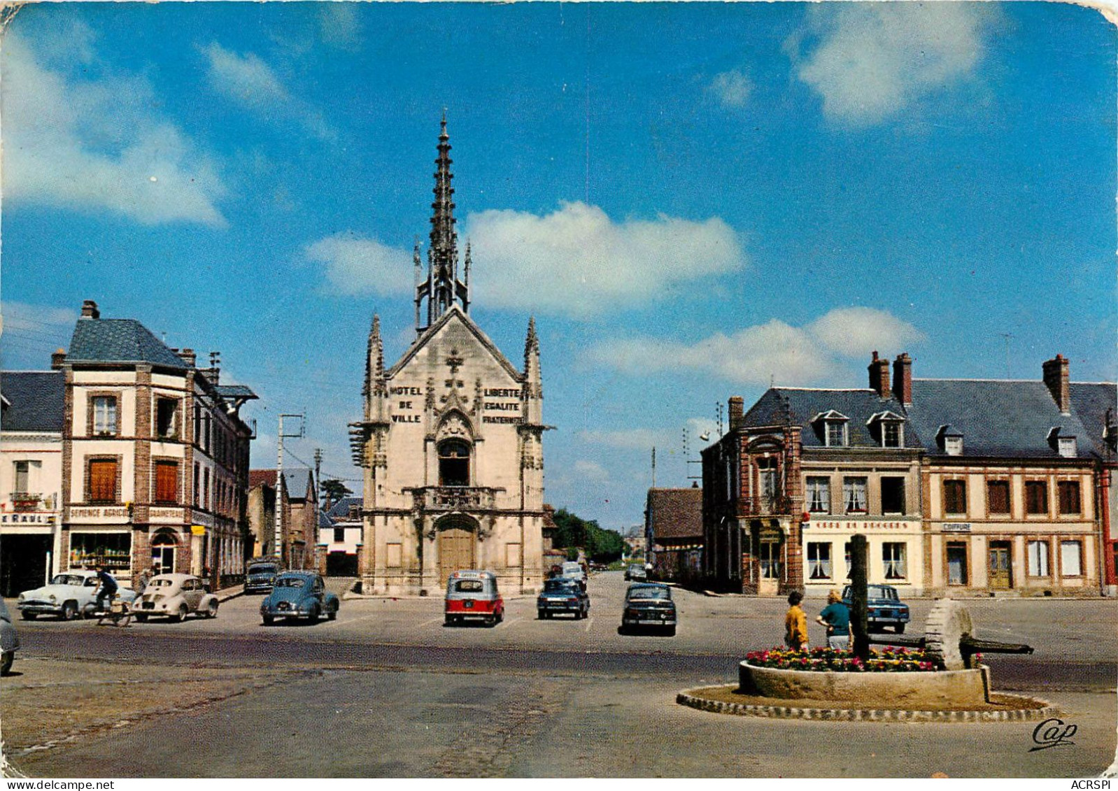 Breteuil, L'Hotel De Ville (scan Recto-verso) KEVREN0025 - Breteuil