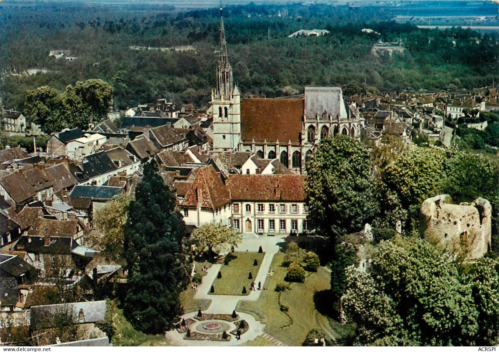 Conches, L'Eglise, Vue Generale (scan Recto-verso) KEVREN0025 - Conches-en-Ouche