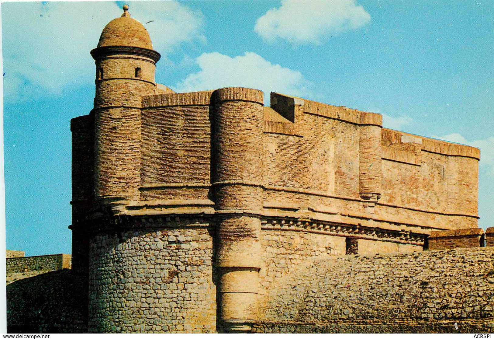 Salses, Chateau Fort, Le Donjon (scan Recto-verso) KEVREN0044 - Salses