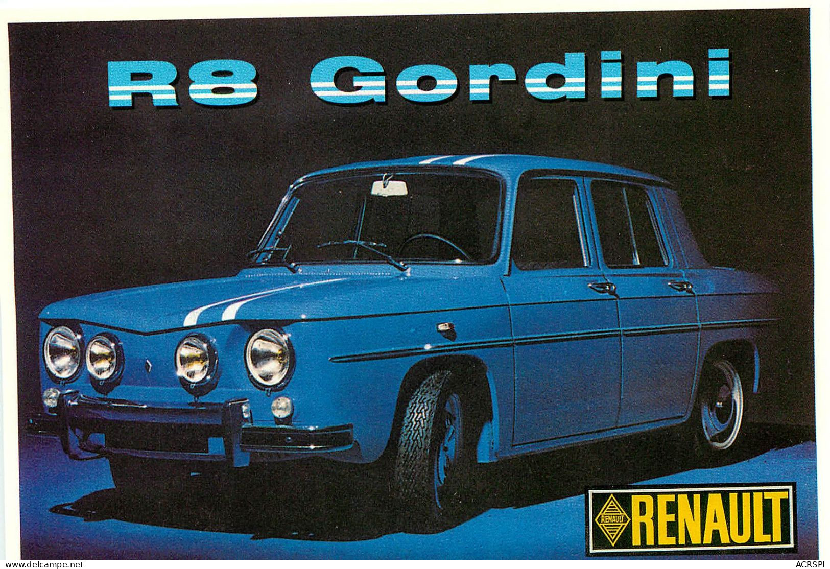 Autos,Renault R8 Gordini, Collection Privée (scan Recto-verso) KEVREN0043 - Voitures De Tourisme