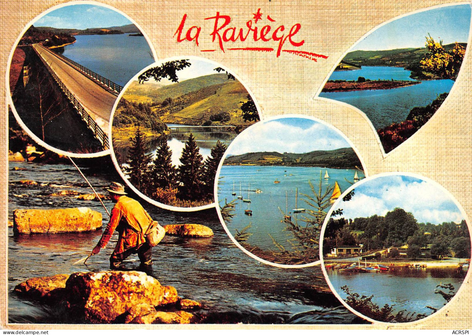ANGLES LA RAVIEGE Le Lac Prés De BRASSAC LACAUNE La Salvetat  37 (scan Recto Verso)KEVREN077BIS - Angles