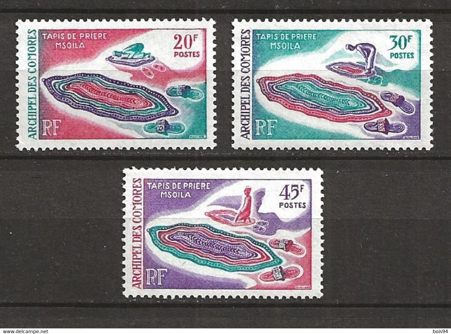 COMORES 1969 .  N°s  50 à 52 . Neufs  ** (MNH) . - Ungebraucht