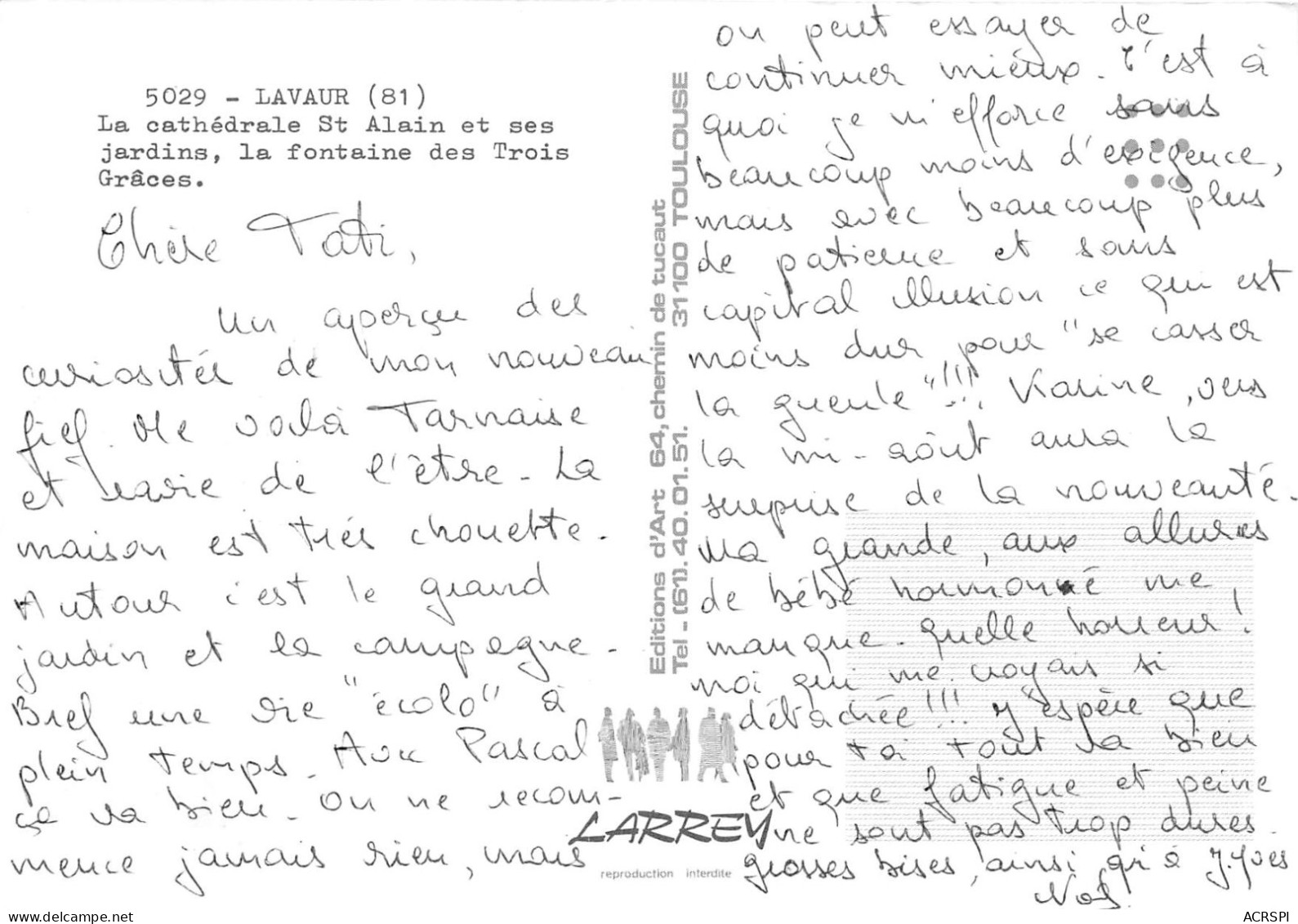 LAVAUR  Multivue  38 (scan Recto Verso)KEVREN074BIS - Lavaur