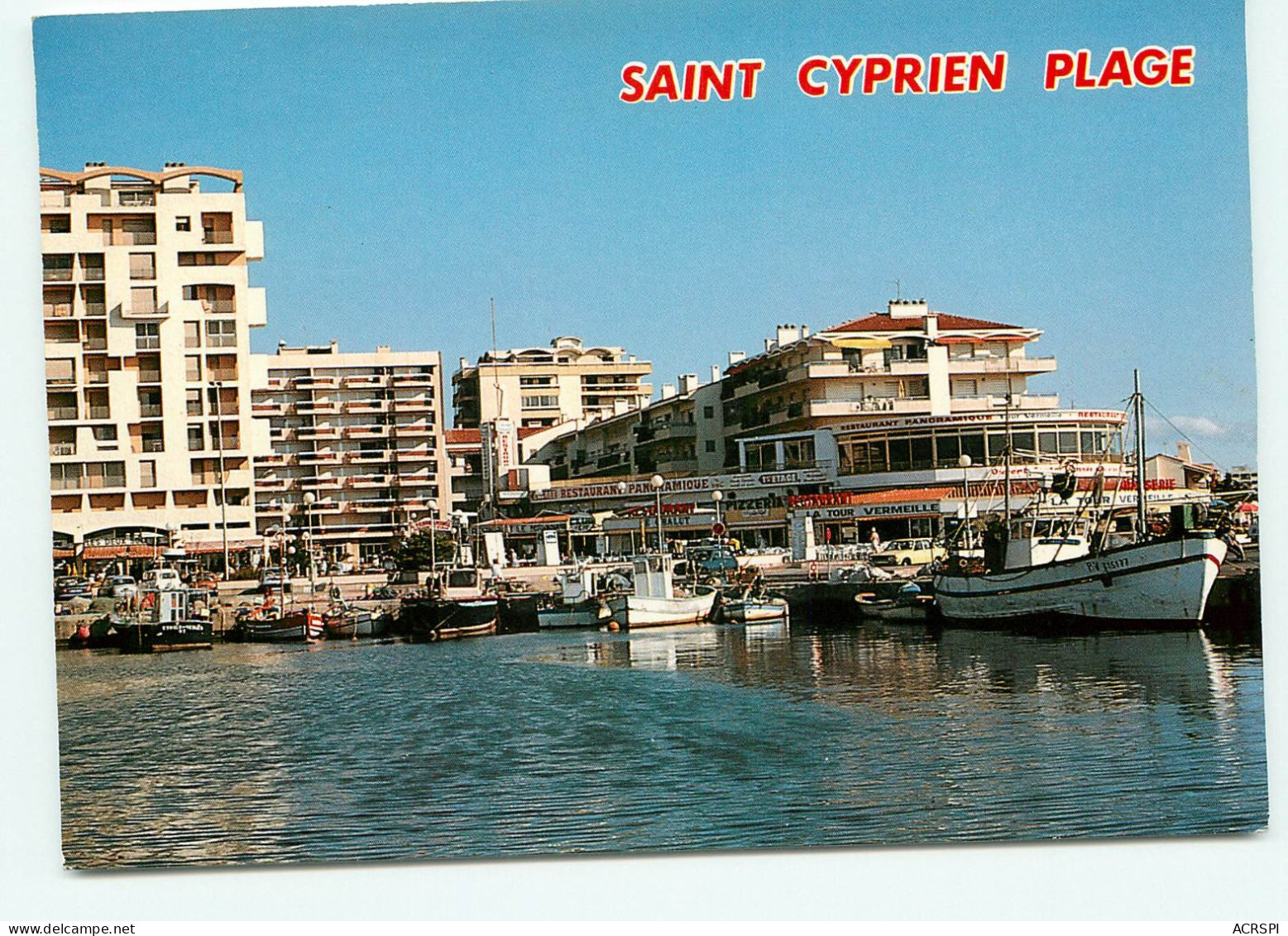 Saint Cyprien, Vue D'ensemble, Le Port, Les Commerces (scan Recto-verso) KEVREN0065 - Saint Cyprien