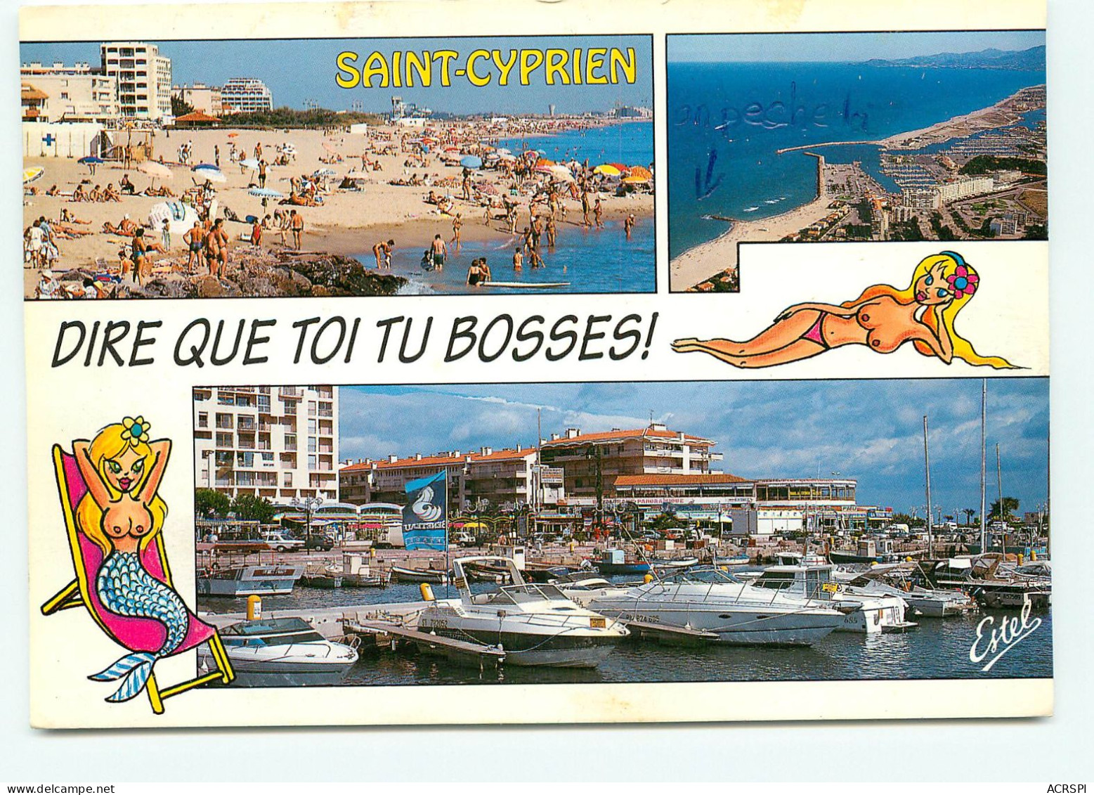 Saint Cyprien, Multi Vues 4 (scan Recto-verso) KEVREN0065 - Saint Cyprien