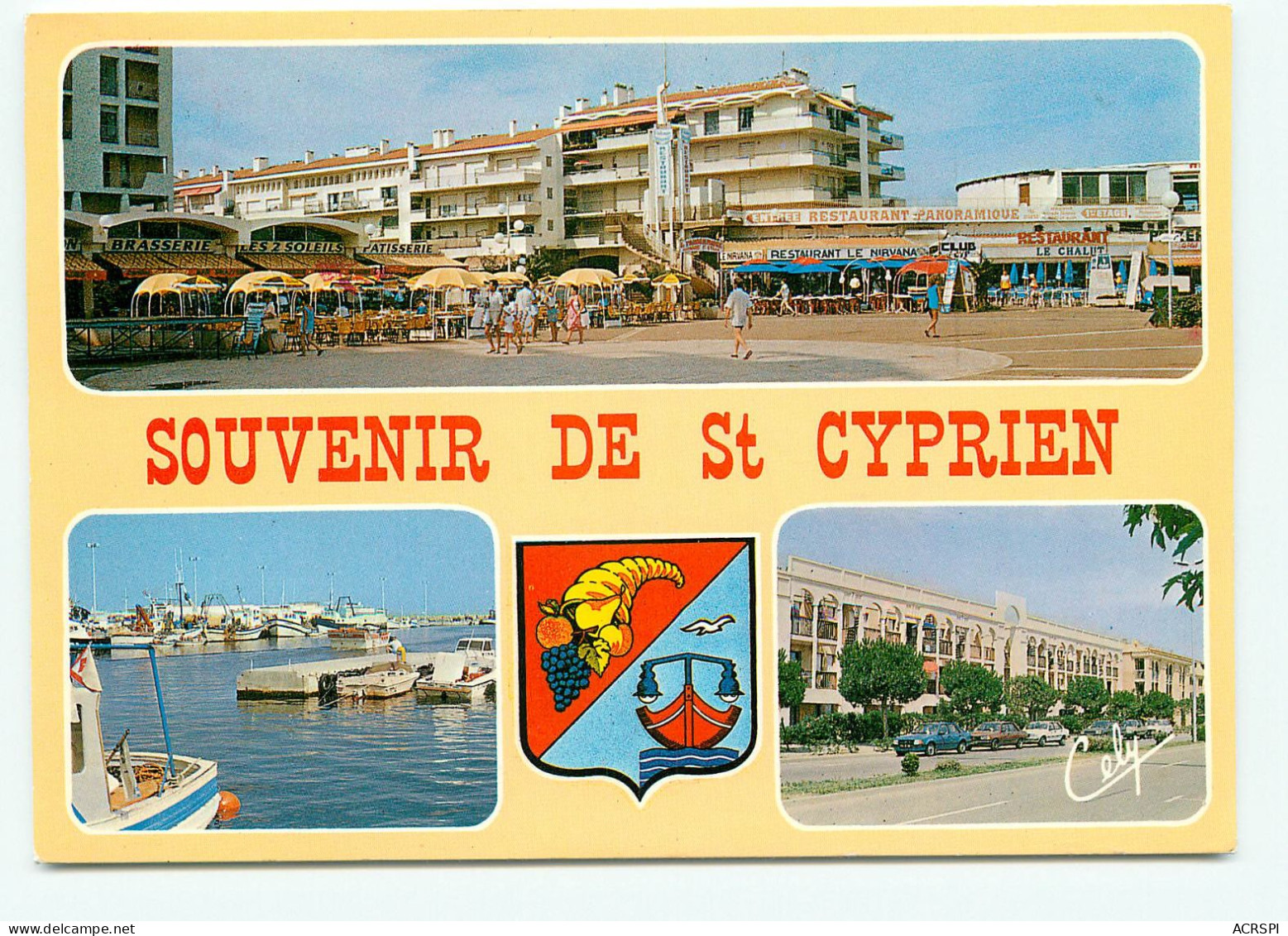 Saint Cyprien, Multi Vues 3 (scan Recto-verso) KEVREN0065 - Saint Cyprien