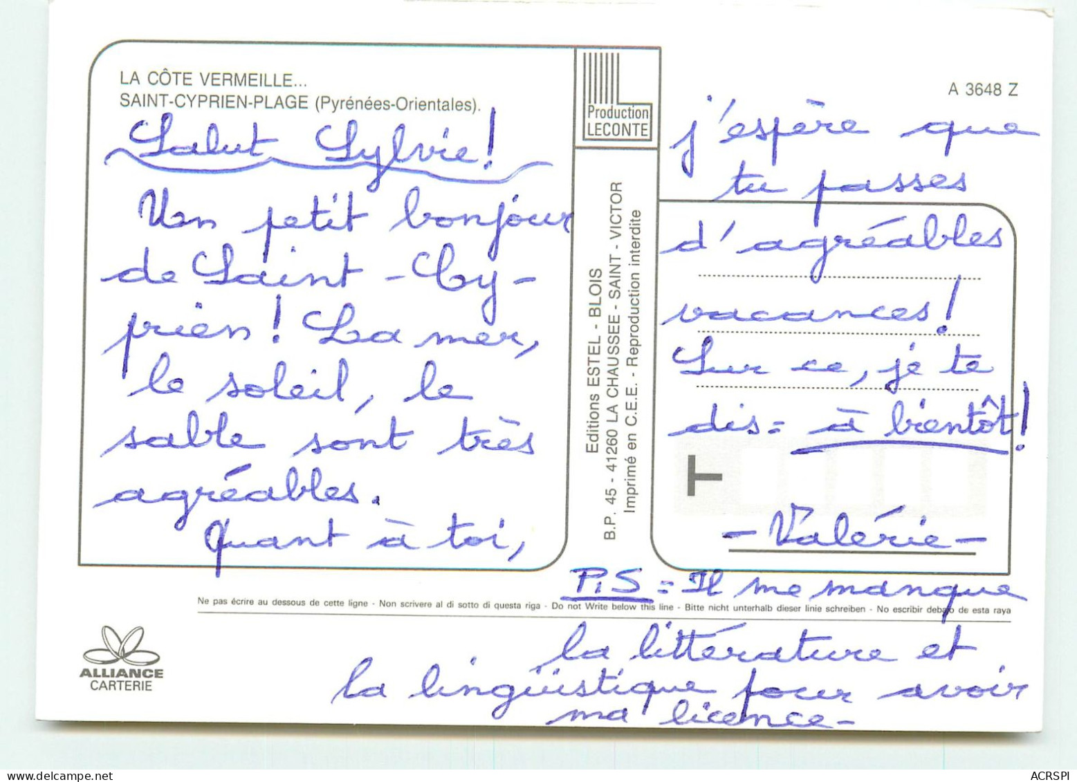 Saint Cyprien, Multi Vues (scan Recto-verso) KEVREN0065 - Saint Cyprien