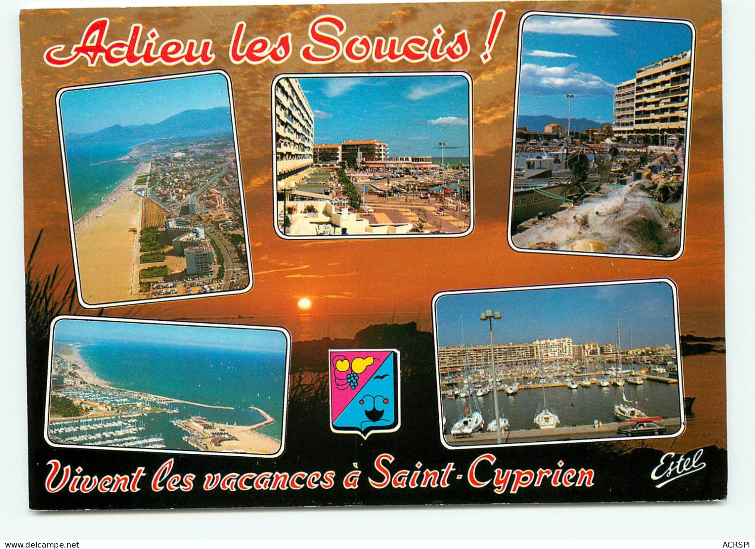 Saint Cyprien, Multi Vues 2 (scan Recto-verso) KEVREN0065 - Saint Cyprien