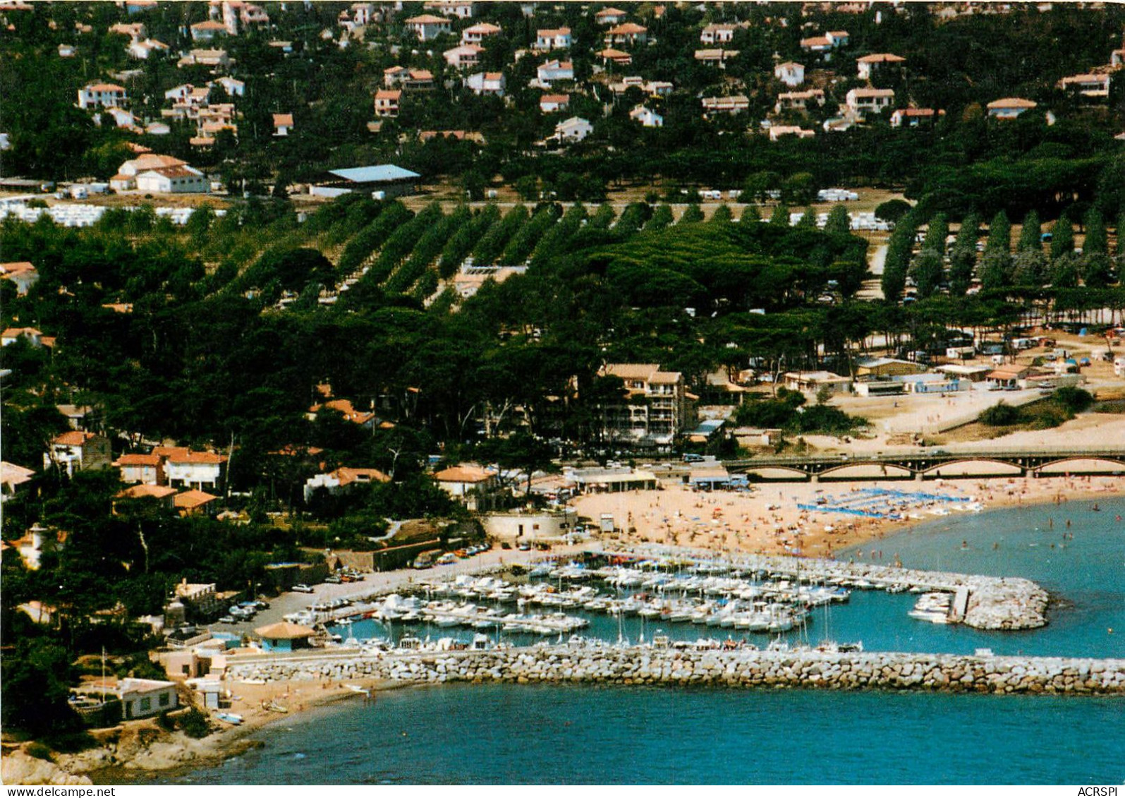 Saint Aygulf, Le Port De Plaisance, Vue Aerienne (scan Recto-verso) KEVREN0097 - Saint-Aygulf