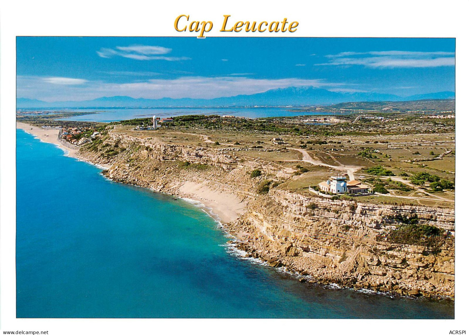 Leucate, Les Falaises, Vue Aerienne (scan Recto-verso) KEVREN0081 - Leucate