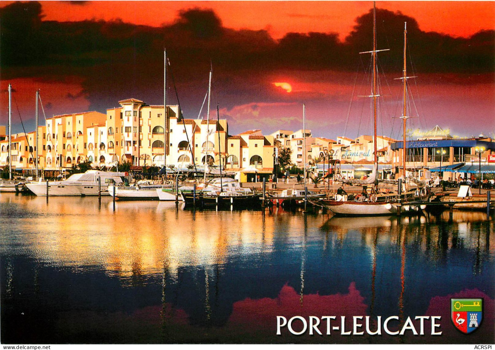 Port Leucate, La Port, Vue De Nuit (scan Recto-verso) KEVREN0081 - Leucate