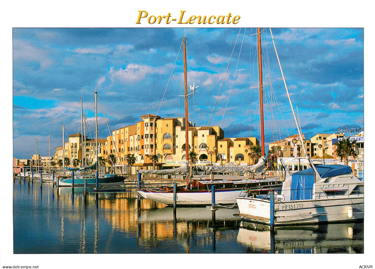 Port Leucate, Vue Generale, Le Port, Les Residences (scan Recto-verso) KEVREN0081 - Leucate