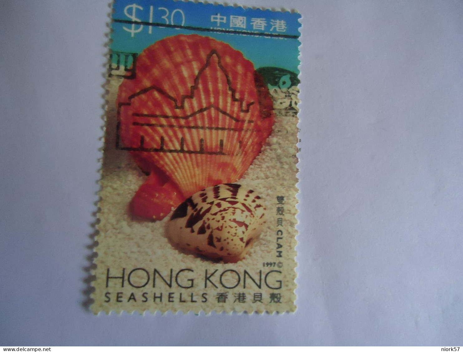 HONG  KONG  USED STAMPS 1997 SHELLS - Sonstige & Ohne Zuordnung