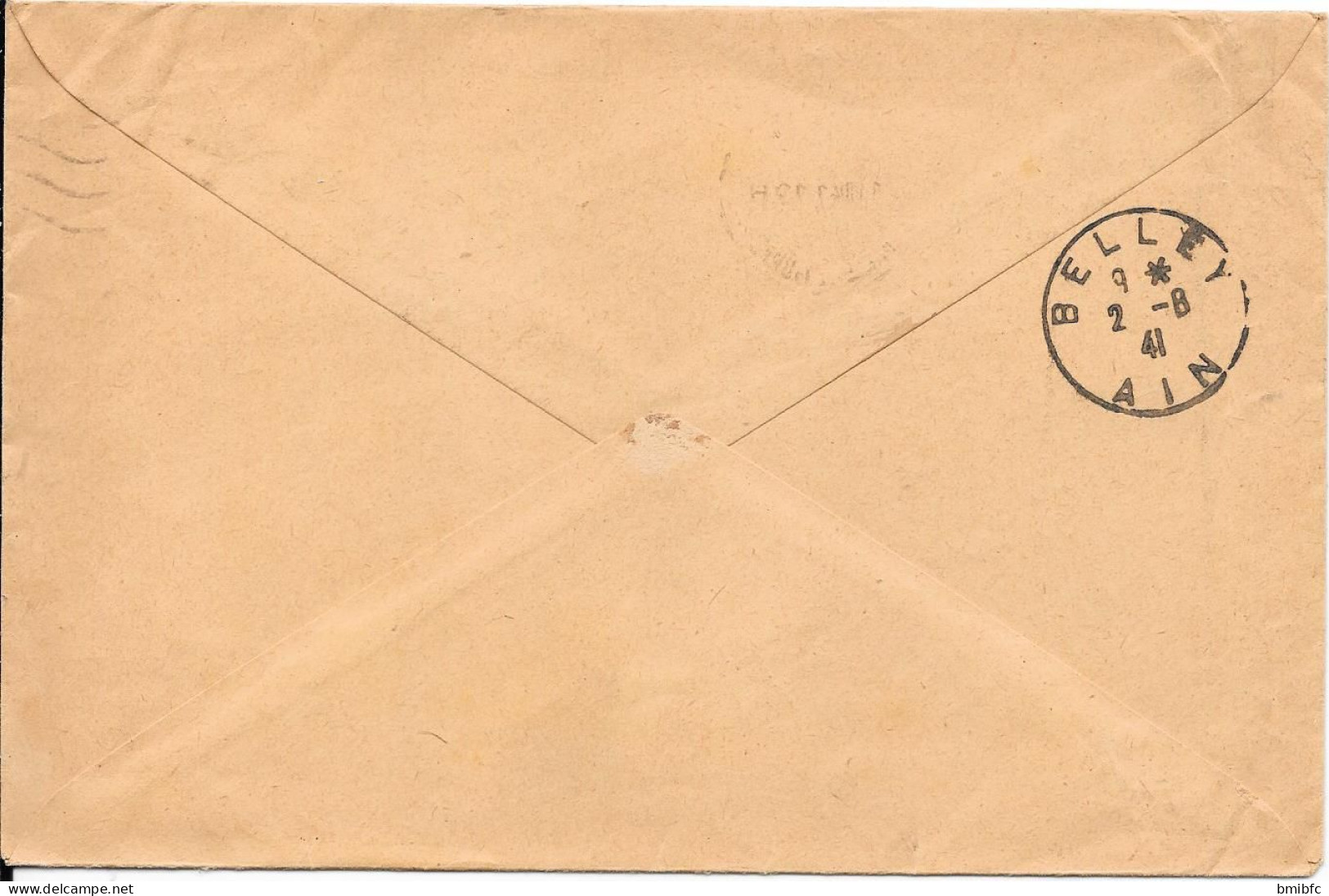 Sur Lettre De 1941 - Storia Postale