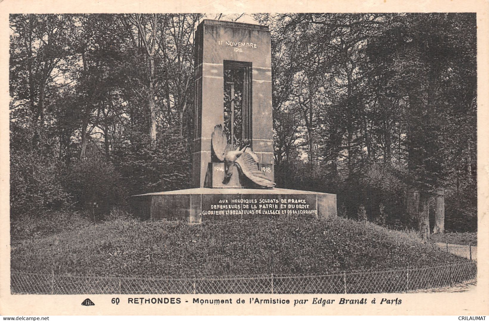 60-RETHONDES-N°T2987-F/0325 - Rethondes