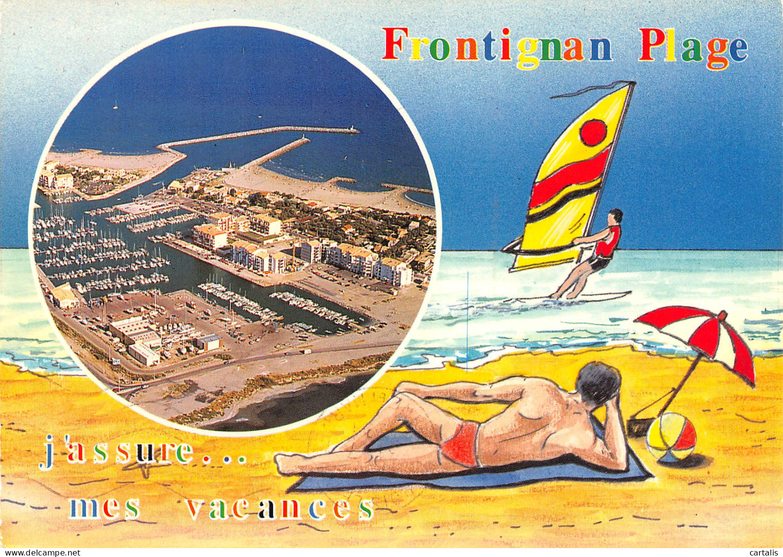 34-FRONTIGNAN PLAGE-N°C-3670-B/0317 - Frontignan