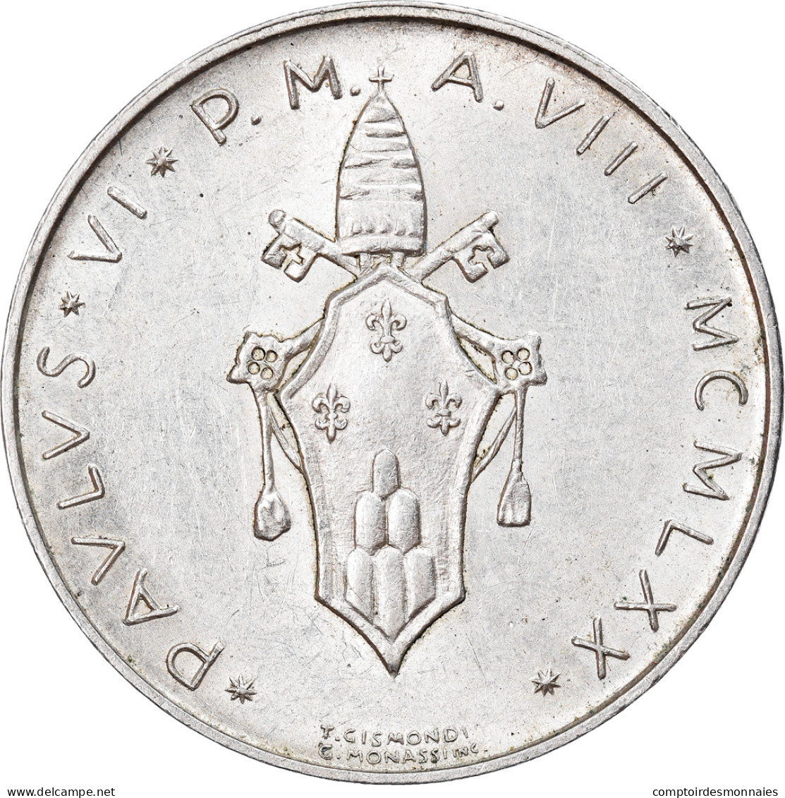 Monnaie, Cité Du Vatican, Paul VI, 500 Lire, 1970, Roma, SPL, Argent, KM:123 - Vatikan
