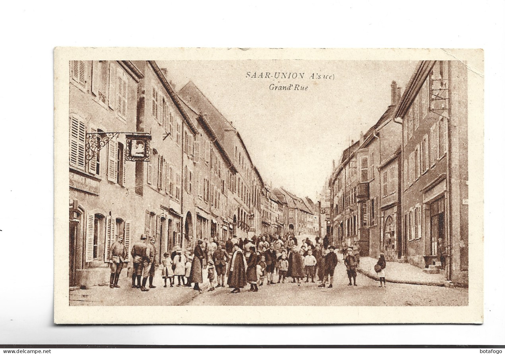 CPA DPT 67 SARRE UNION , GRAND RUE - Sarre-Union