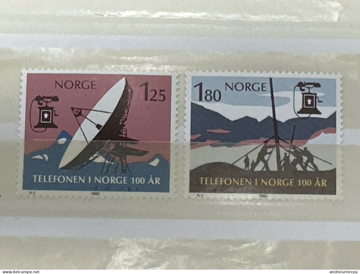 1980 Norvège MNH Telefonen I Norge - Neufs