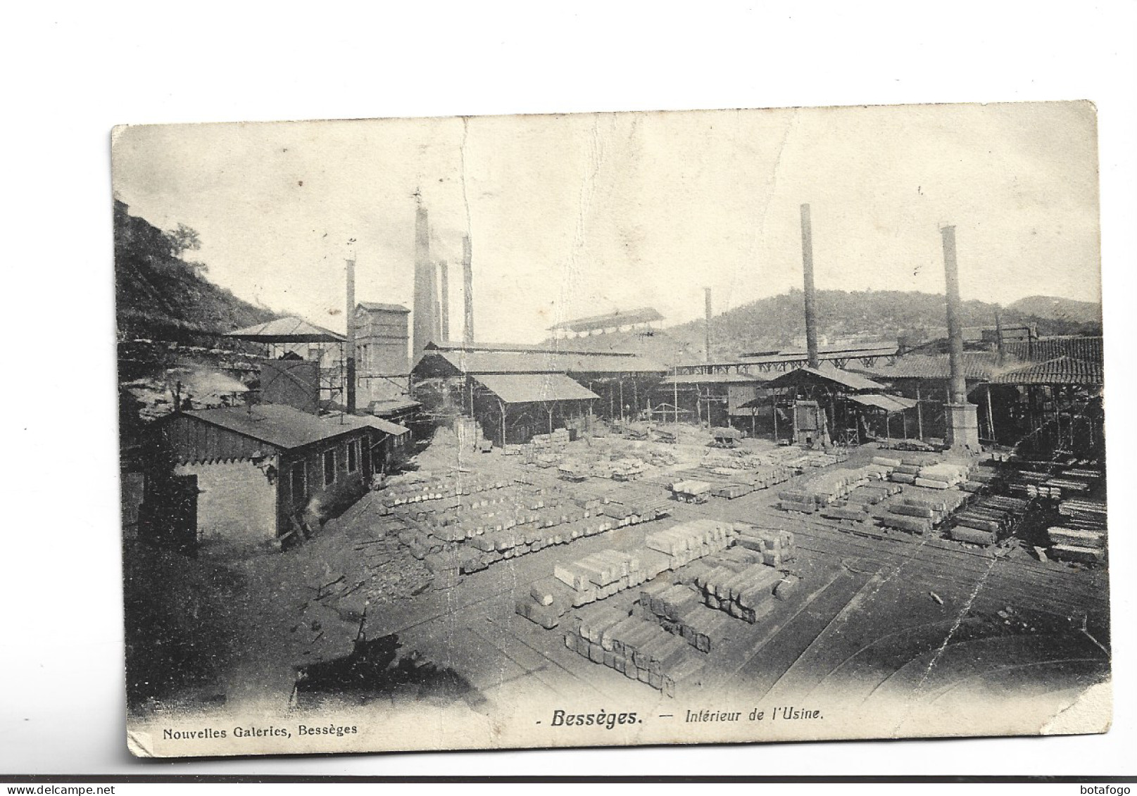 CPA DPT 30 BESSEGES, , INTERIEUR DE L USINE En 1907! - Bessèges