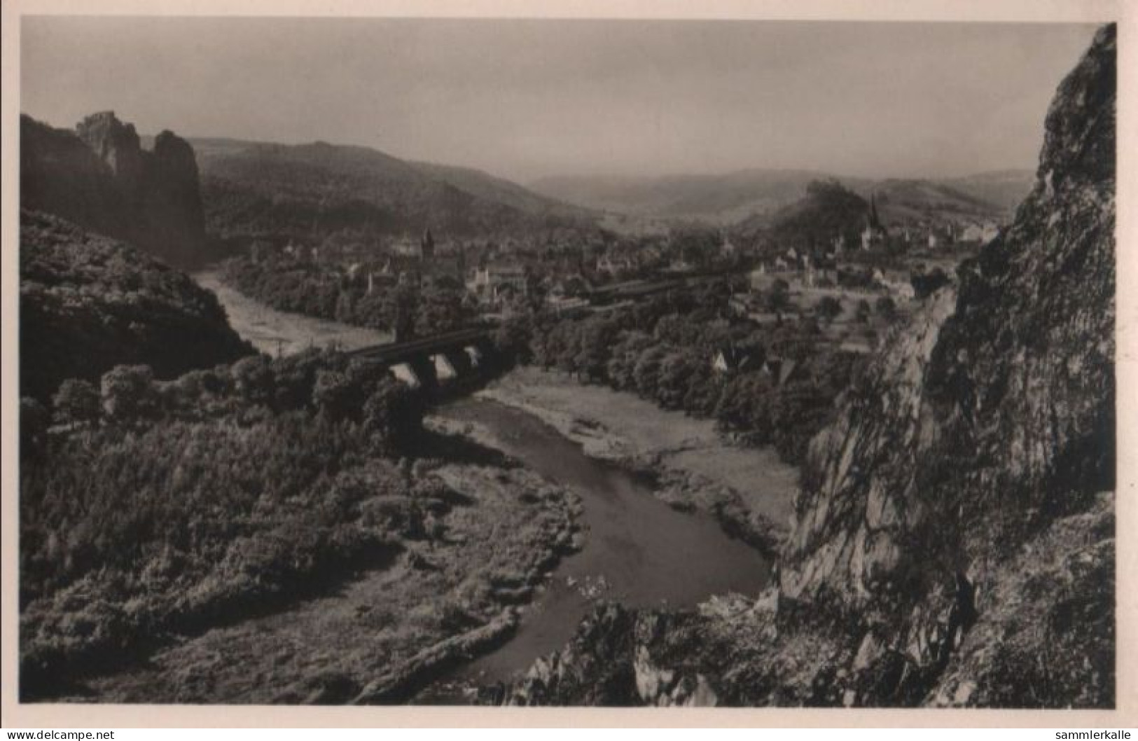 57311 - Bad Münster Am Stein-Ebernburg - Blick Vom Felseneck - Ca. 1955 - Bad Muenster A. Stein - Ebernburg