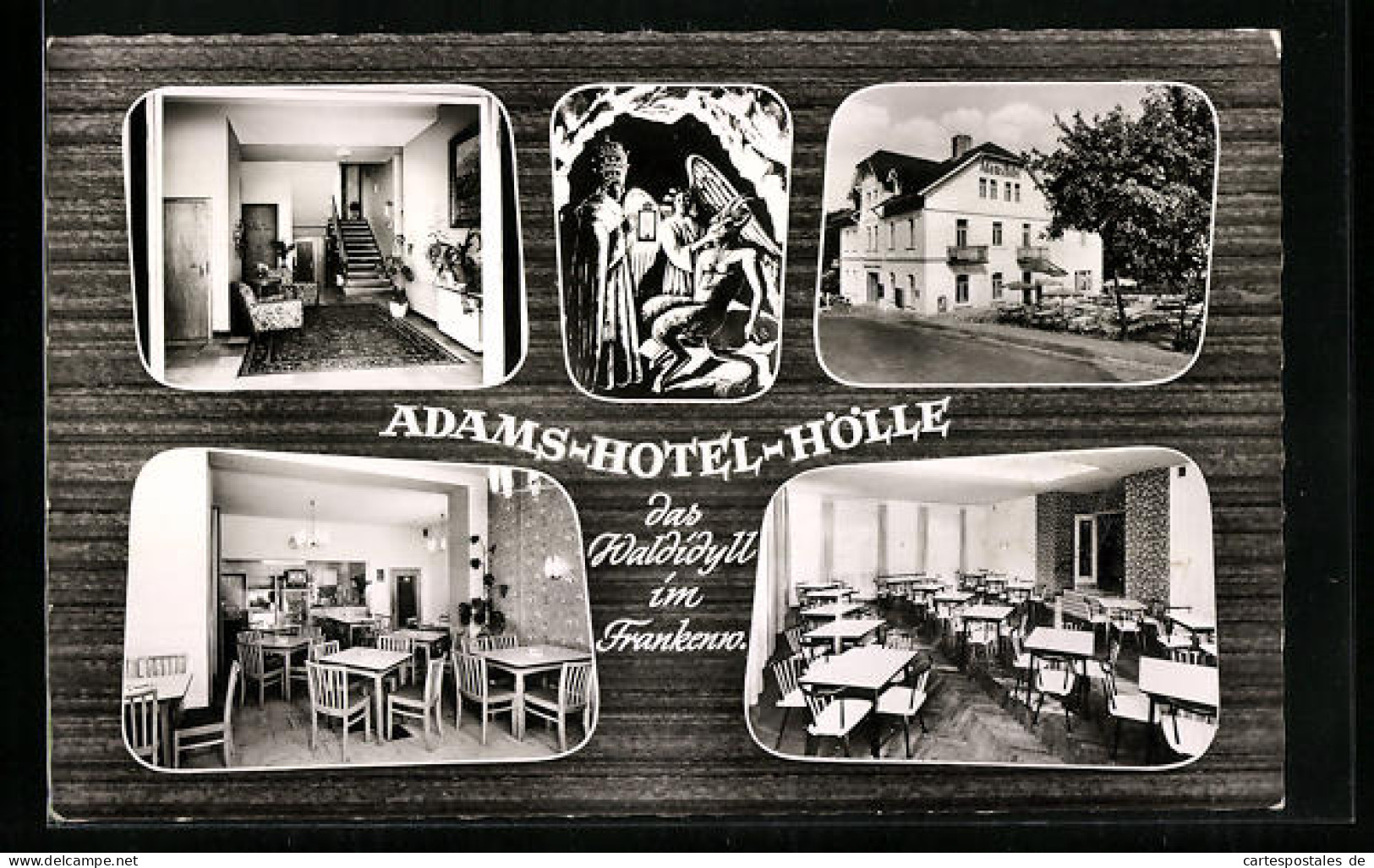 AK Bad Steben, Adams-Hotel Hölle, Bes. K. Kessler  - Bad Steben