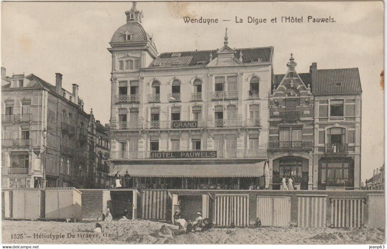 WENDUYNE - La Digue Et L'Hôtel Pauwels. - Wenduine