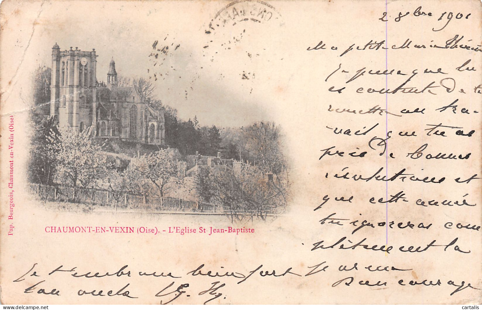 60-CHAUMONT EN VEXIN-N°C-3676-C/0325 - Chaumont En Vexin