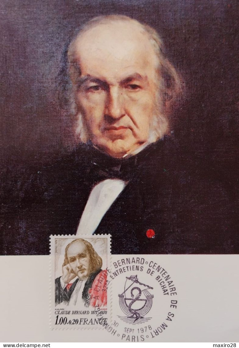 Claude Bernard - Maxi Card, Maximum, France / Franta (Medicine, Personalities) - Tarjetas – Máximo