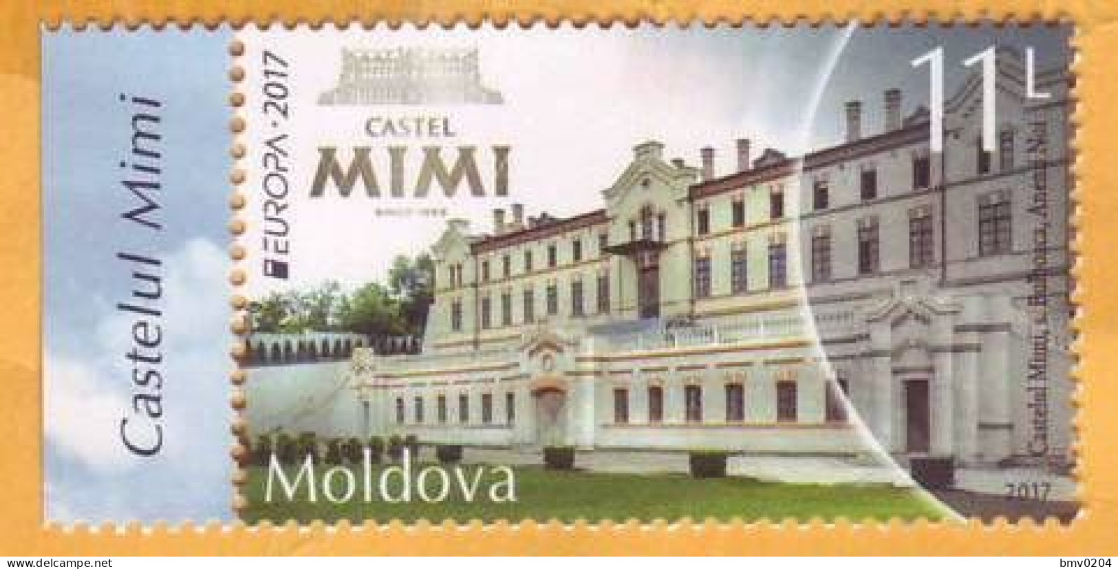 2017 Moldova Moldavie Moldau  Europa - Cept  Castle. Mimi. Bulboaca 1v Mint - 2017