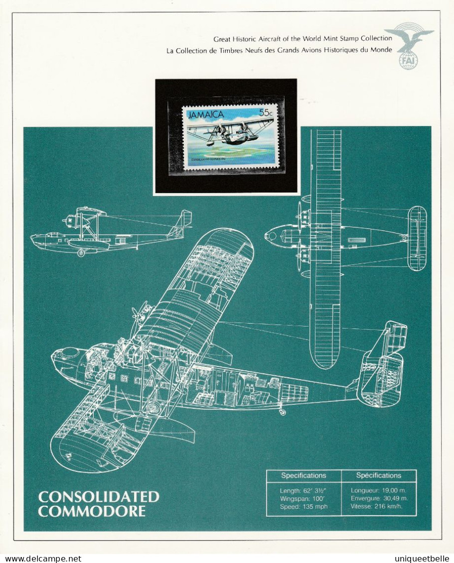 SUPERBE COLLECTION sur L'AVIATION, avec certificat d'authenticité.