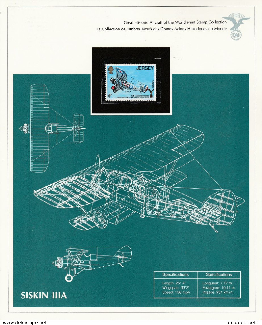 SUPERBE COLLECTION sur L'AVIATION, avec certificat d'authenticité.