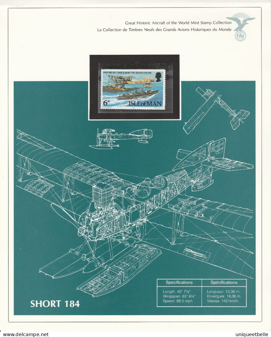 SUPERBE COLLECTION sur L'AVIATION, avec certificat d'authenticité.