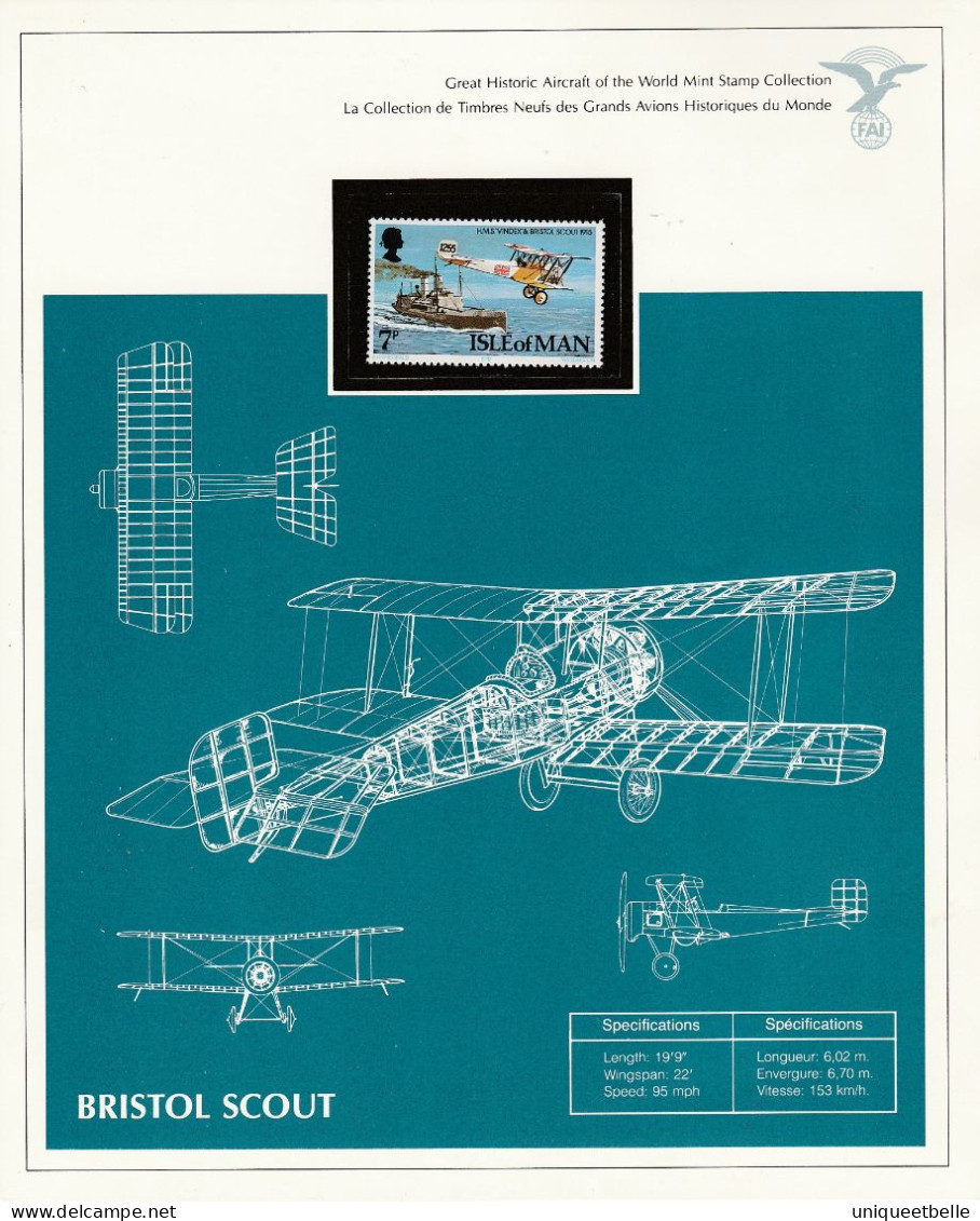 SUPERBE COLLECTION sur L'AVIATION, avec certificat d'authenticité.