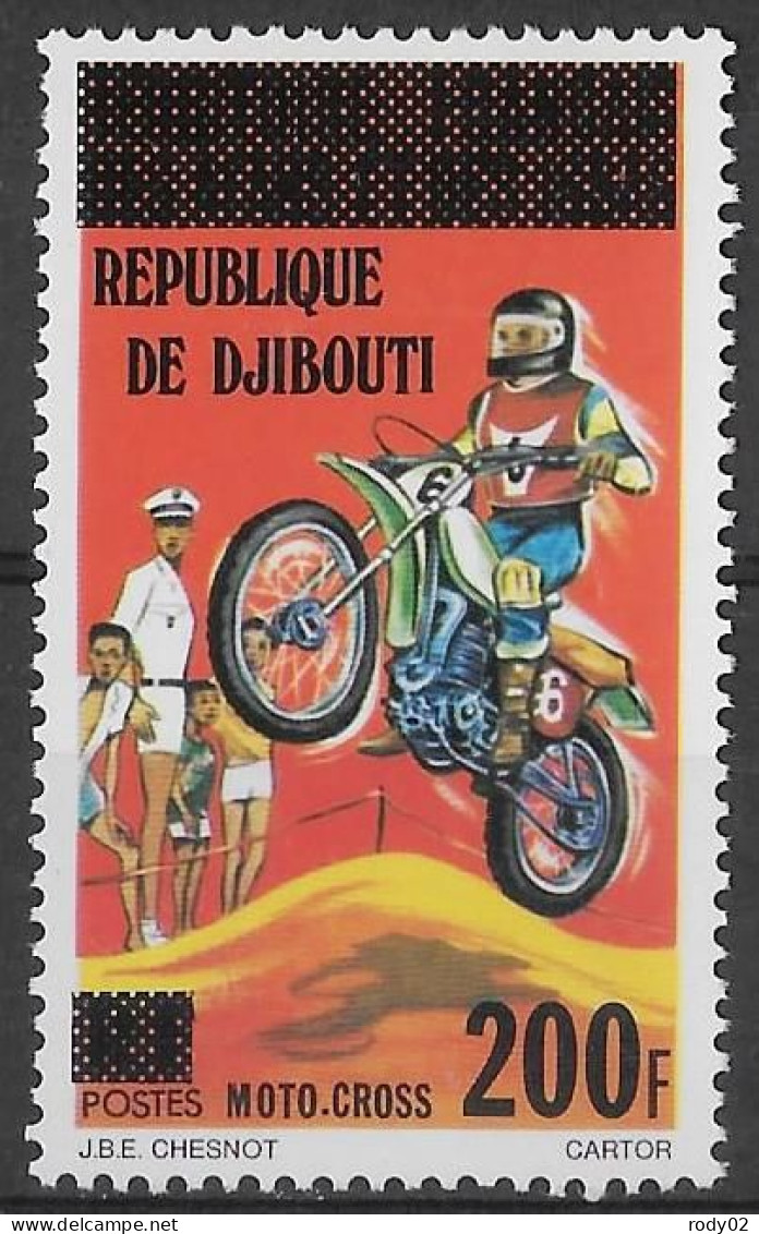 DJIBOUTI - MOTO-CROSS - N° 456 - NEUF** MNH - Motorfietsen