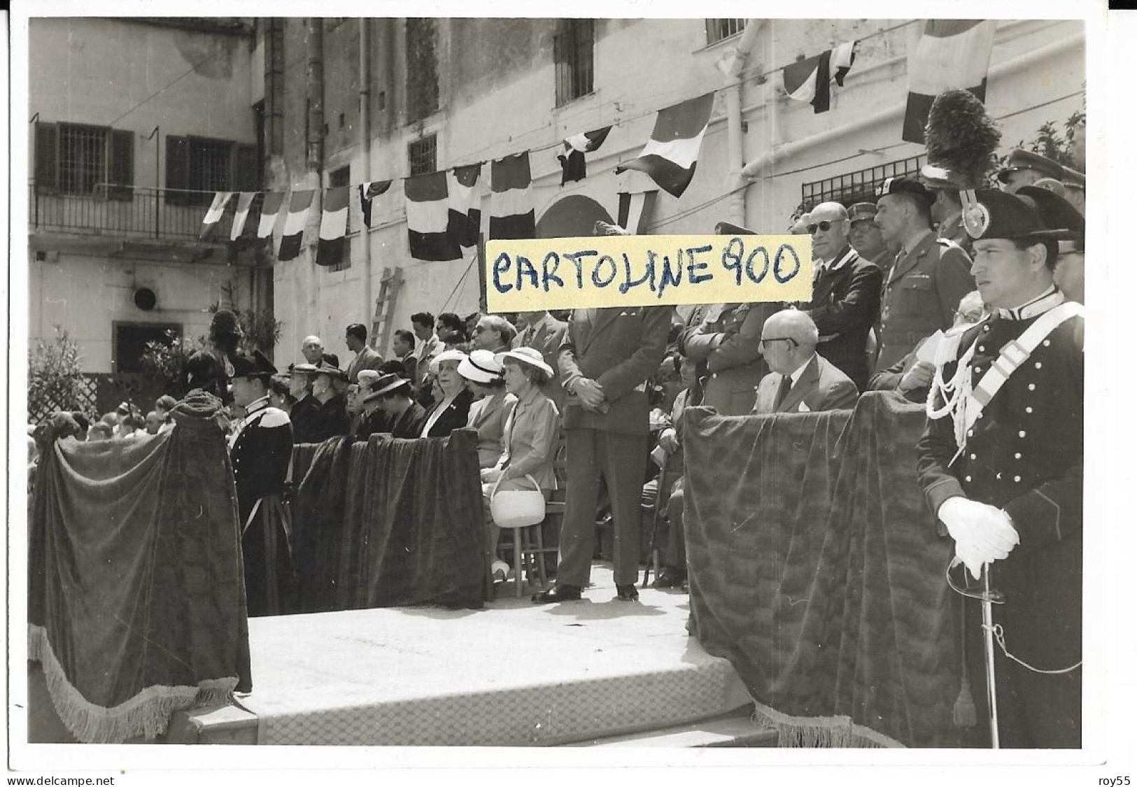 Militare Manifestazione Militari Dell'arma Dei Carabinieri Presenti In Uniforme Con Cappello Con Pennacchio (foto) - Manifestaciones