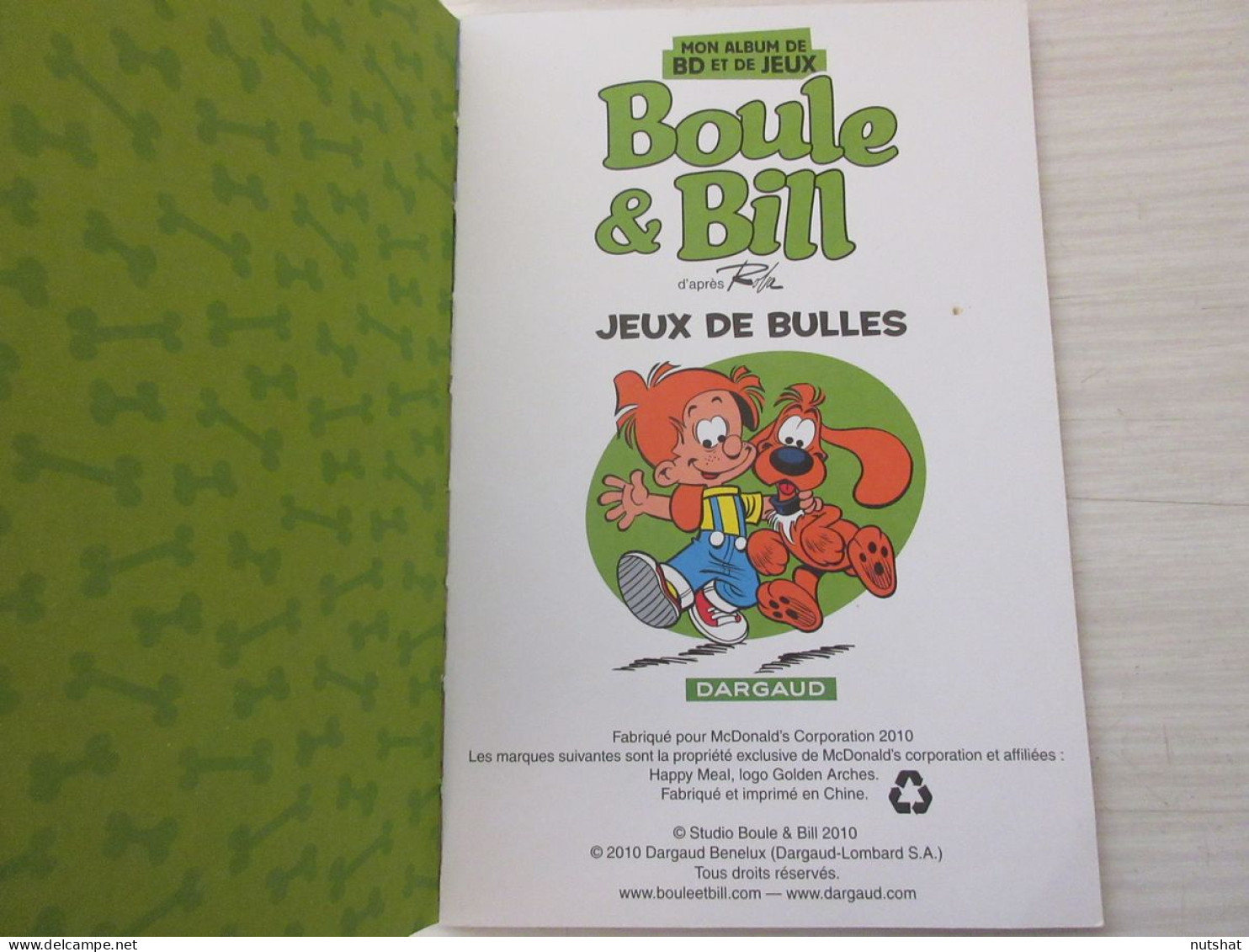 BD Pt Format Et JEUX BOULE Et BILL JEUX De BULLES 32 Pages Editions DARGAUD      - Autre Magazines