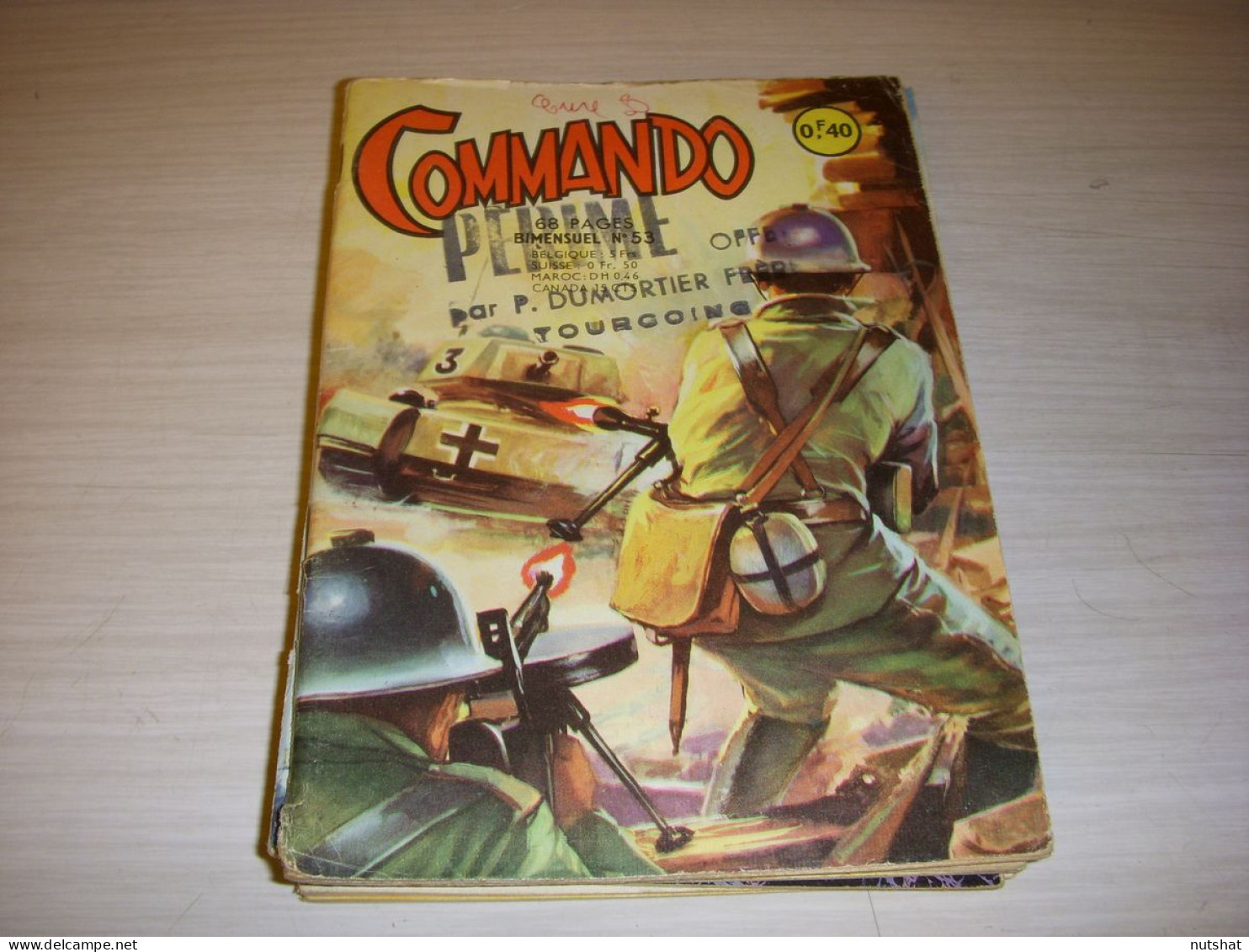 BD Pt Format COMMANDO N° 53 1964 Editions AREDIT ARTIMA BD GUERRE - Otras Revistas