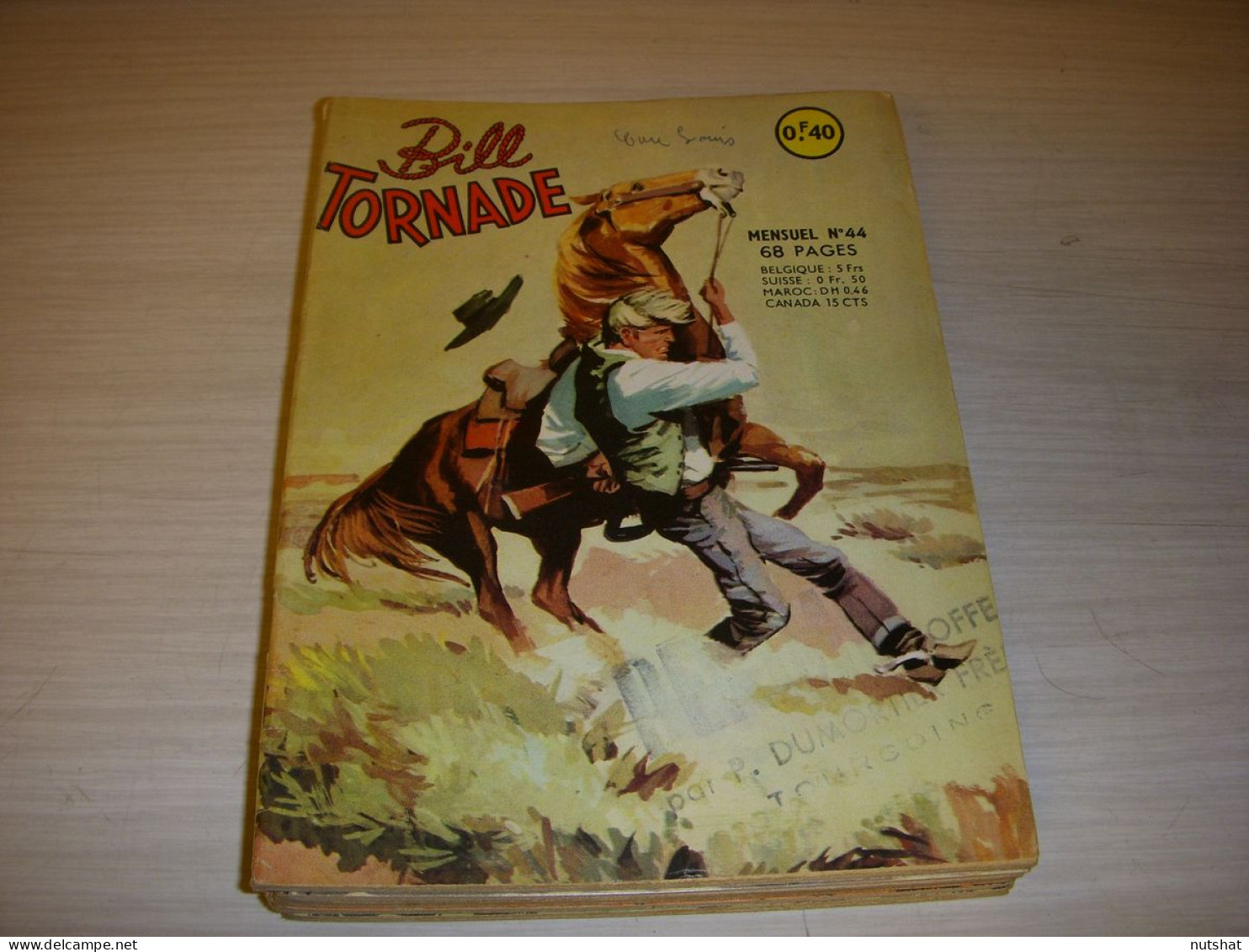 BD Pt Format BILL TORNADE N° 44 1963 Editions AREDIT ARTIMA BD WESTERN - Autre Magazines