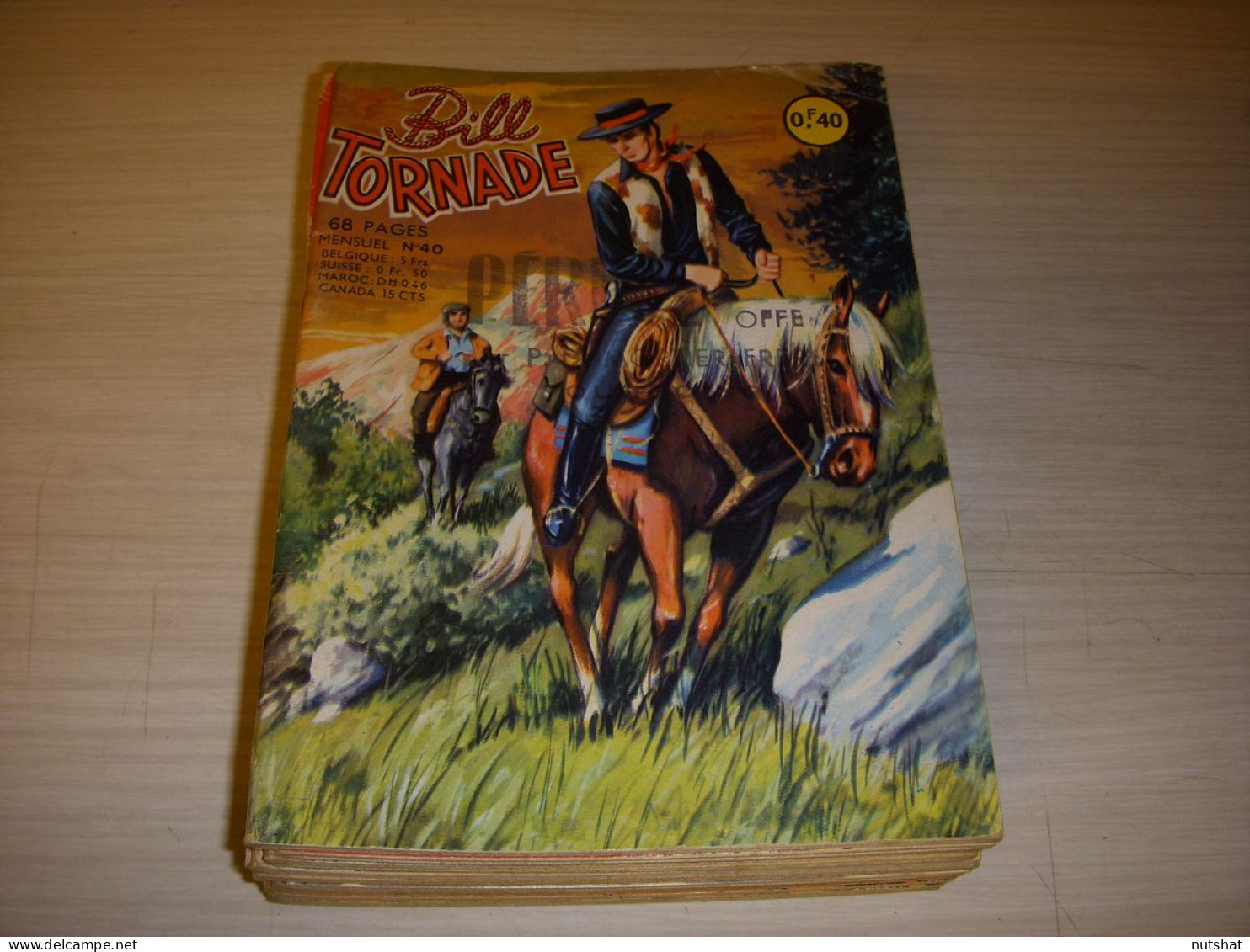 BD Pt Format BILL TORNADE N° 40 1963 Editions AREDIT ARTIMA BD WESTERN - Andere Magazine