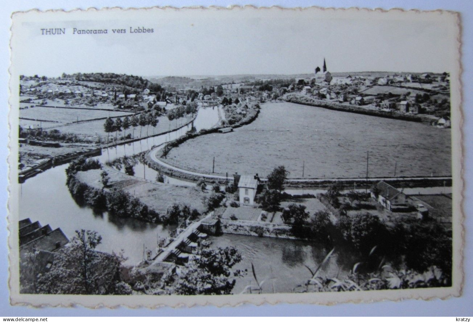 BELGIQUE - HAINAUT - THUIN - Panorama Vers Lobbes - Thuin