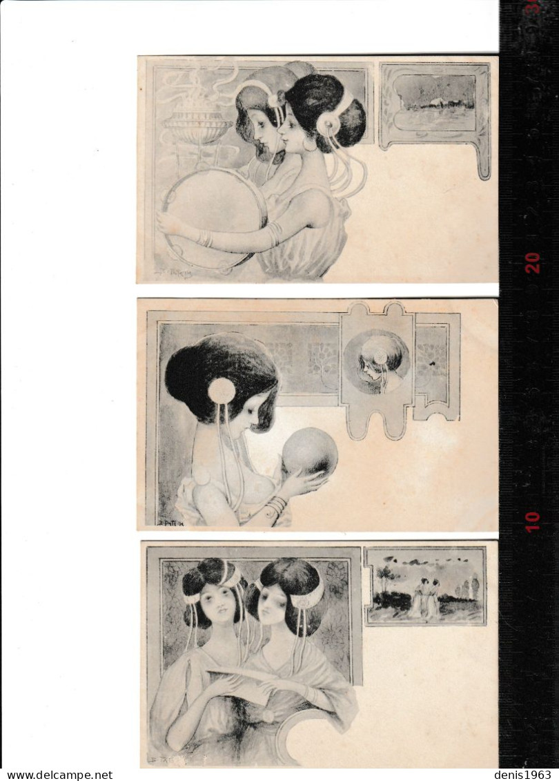 Lot  12 Cartes Postale De B.PATELLA    1904 - Verzamelingen & Kavels