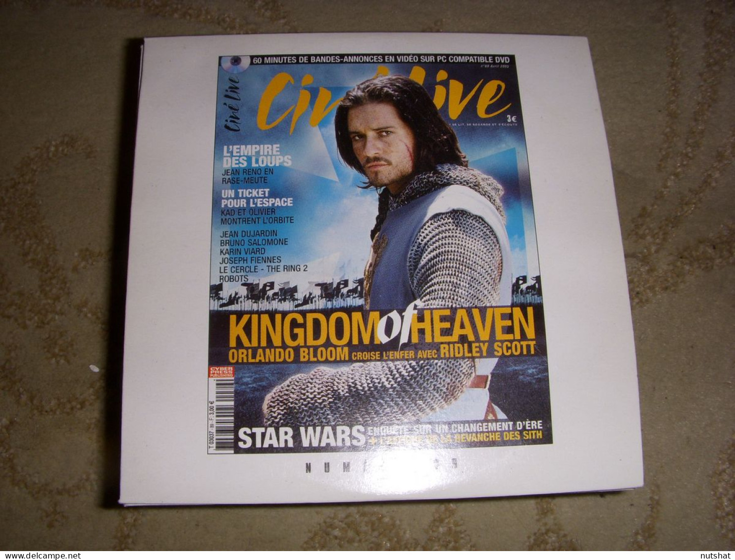 CD PROMO BANDES ANNONCES FILM CINE LIVE 89 04.2005 KINGDOM Of HEAVEN VILLERET - Altri